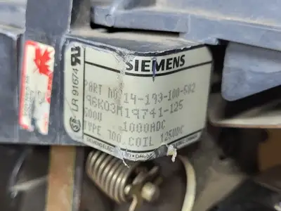 USED SIEMENS 14-193-100-582