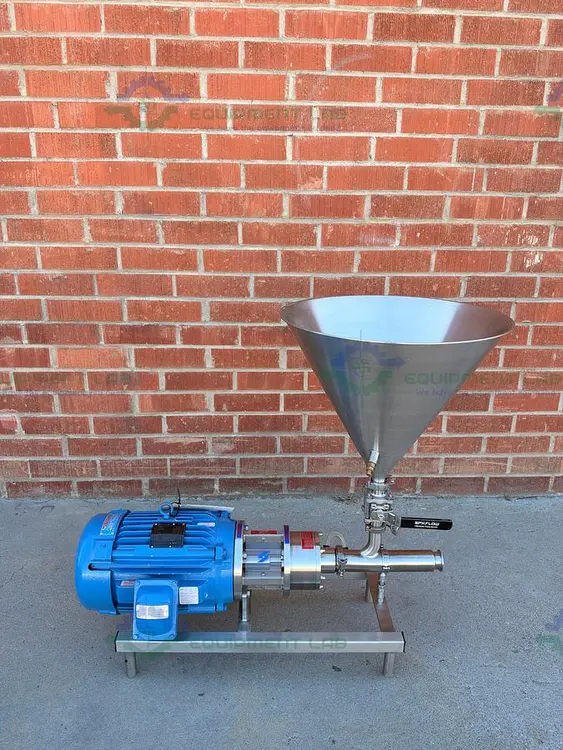 Used SILVERSON FMX25 HIGH SHEAR POWDER TO LIQUID MIXER 7.5 HP MOTOR W/ POWDER HOPPER High Shear Mixers California US | Equipment Lab #1693691