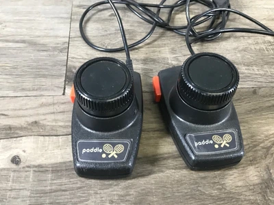 19 - Atari Video Games & 2 Paddle Controllers - see description for more info