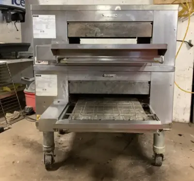 152-0789 Middleby Marshall DZ33T Electric Double Stack Conveyor Pizza Oven-2022
