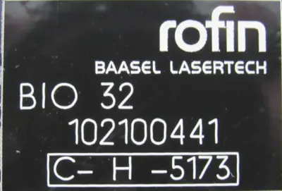 NEW ROFIN 102100441 CONTROL MODULE BIO32 C-H-5173
