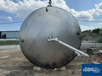 USED Stainless Fabrication 12,000 Gal Stainless Fabrication Storage Tank, 304 S/S