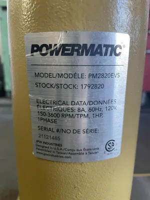 POWERMATIC PM2820EVS DRILLS, HEAVY DUTY & SENSITIVE, VERTICAL, SINGLE SPINDLE | Wheeler Machinery Sales (6)