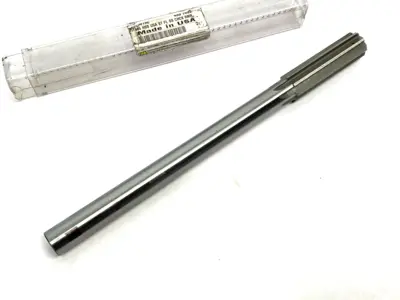 USED YANKEE REAMER HSS CHUCKING REAMER 8-FLUTES 9-1/2" OAL