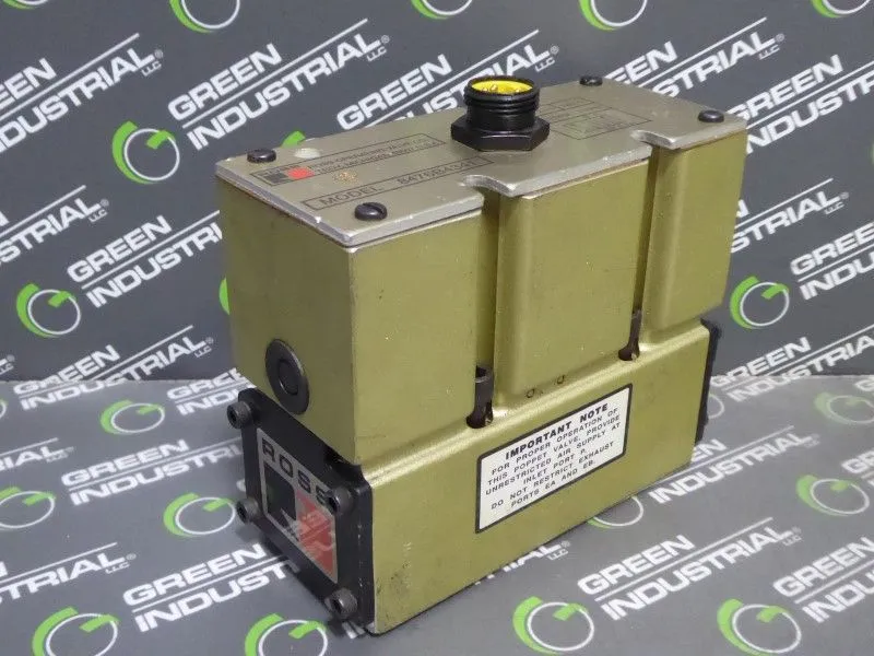 Ross 8476B4341 Hydraulic Pilot Valve Used