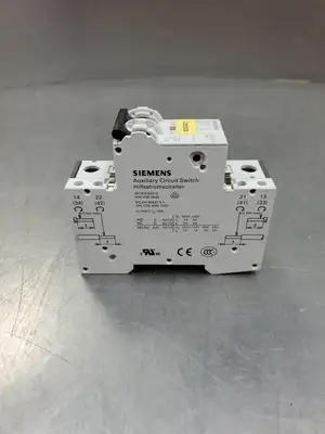 USED Siemens 5SY41 MCB A6 Circuit Breaker w/5ST3010AS Auxiliary Circuit