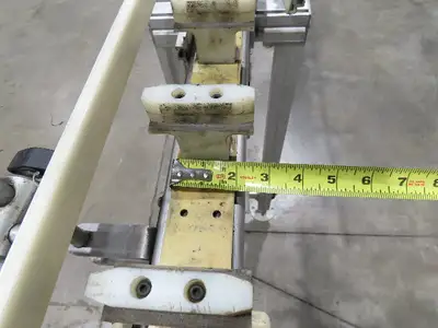 QC Industries 17' Automation Indexing Conveyor 2" Modular Cleated Timing Belt