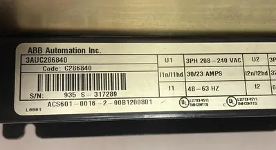 New | in-Stock ABB 3AUC286840 Misc Electrical & Power Parts | Surplus Asset Holdings #1219323