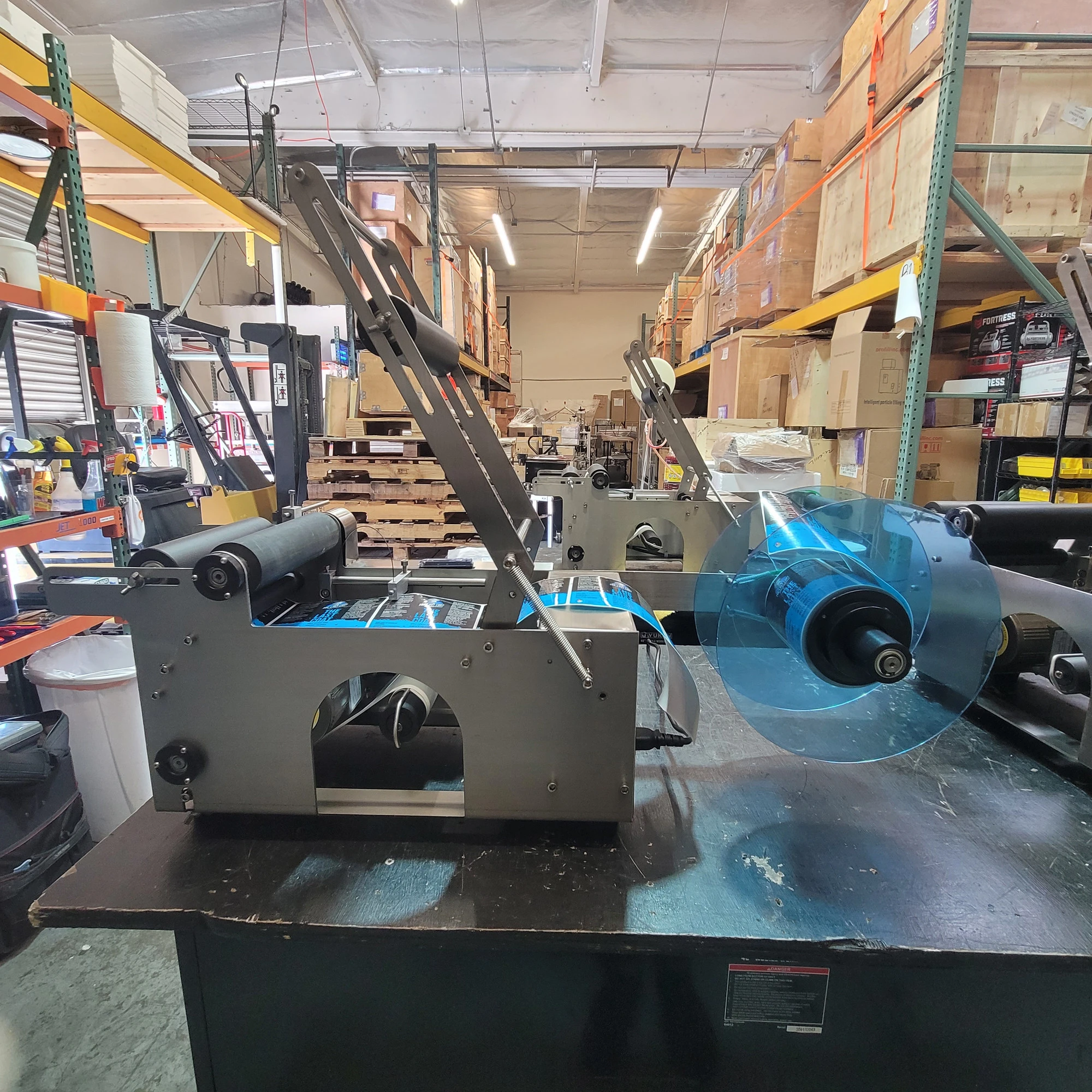 Round Label Machine Semi Auto Table Top Rental