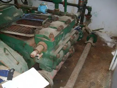 USED GARDNER DENVER TEE 4X5 TRIPLEX MUD PUMP PACKAGE