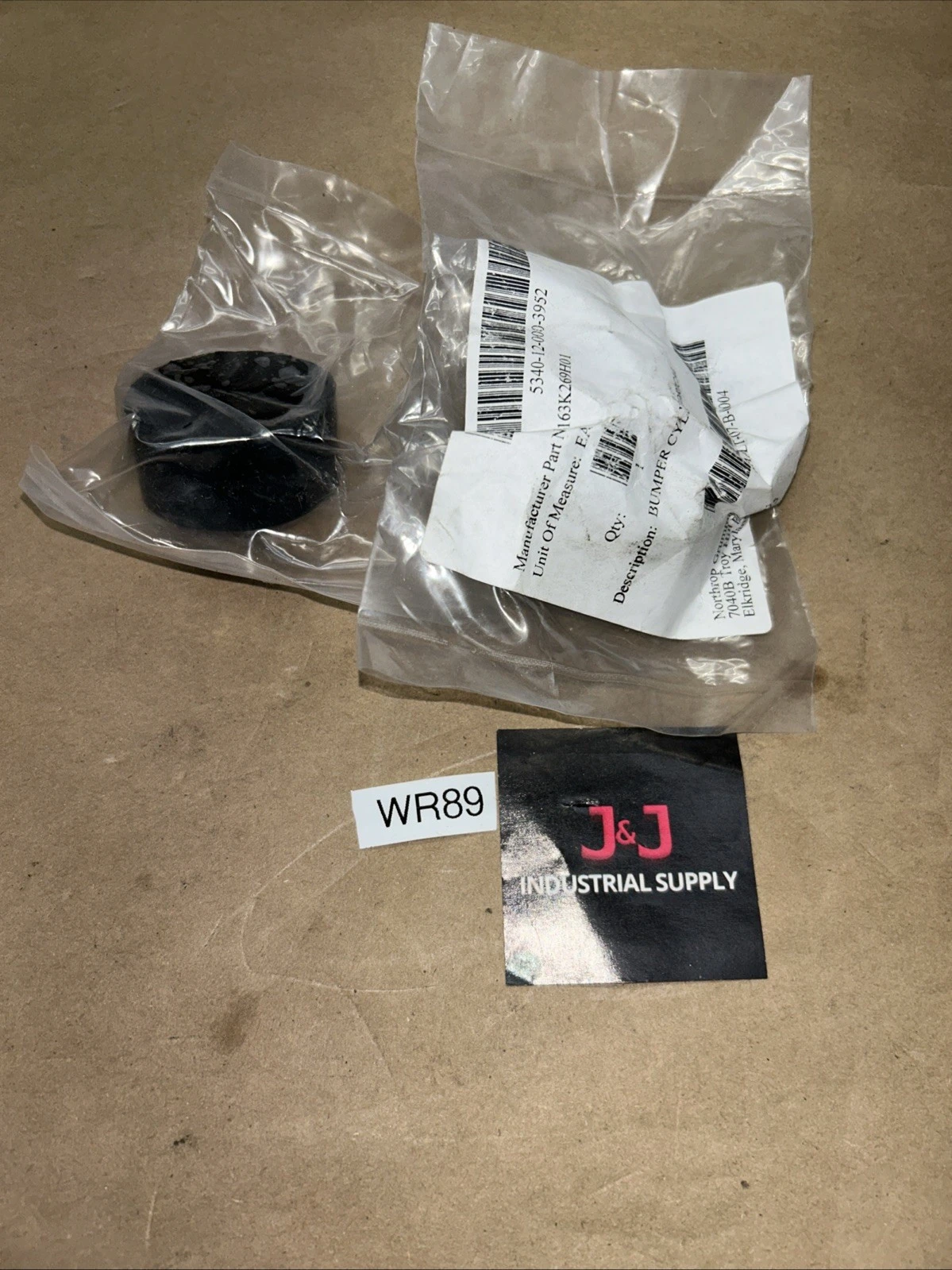 (2) NEW 163K269H01 Cylindrical Bumpers Fast Shipping! + Warranty