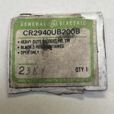 New | in-Stock GE CR294OUB200B Miscellaneous Equipment (Electrical & Power) Ohio US | Surplus Asset Holdings #1239749
