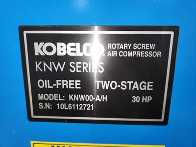 KOBELCO KNW00-A/H Rotary Screw & Sliding Vane Air Compressors | Liberty Machine Works LLC (6)
