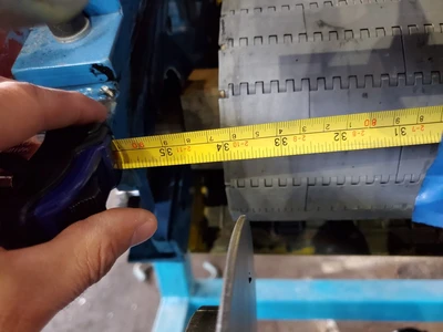 Intralox Feed Conveyor for Rubber Extruder