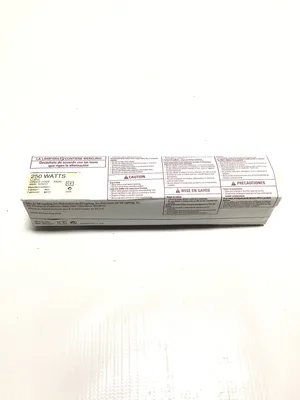 GE Lucalox LU250 High Pressure Sodium Lamp Clear 250 Watts