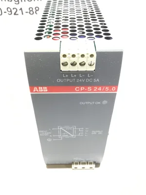 ABB CP-S 24/5.0 Switch Mode Power Supply Output 24VDC 5A Input 110/240VAC 2.2-1.2A