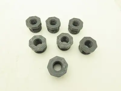 Lasco D2464 Pipe Fitting Adapter 3/4" NPT 1-1/2" NPT Schedule 80 PVCI Lot of 7