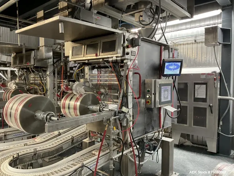 Used BOSCH SVE2510AB Net Weigh Filler Scale Vertical Form & Fill Illinois US | Aaron Equipment #86729
