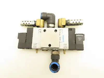 Festo CPE24-M1H-5JS-3/8 Pneumatic Solenoid Valve 5/2-Pos 24VDC