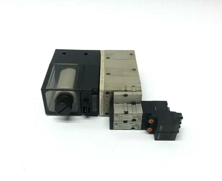 Used SMC PNEUMATIC VACUUM MANIFOLD VALVE ASSEMBLY Relays & Switches | Maverick Industrial Sales #1098809
