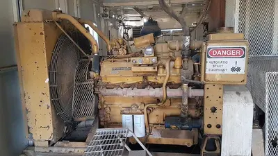 USED EMSCO F-500 TRIPLEX MUD PUMP