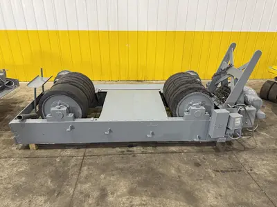 120,000 LB / 60 TON RANSOME PANDJIRIS TANK TURNING WELDING ROLLS, POWER & IDLER: STOCK 13388