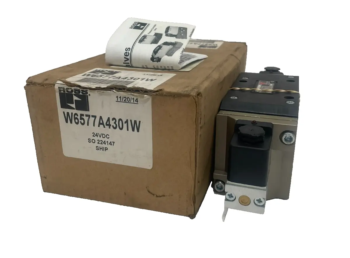 NEW ROSS CONTROLS W6577A3401W SOLENOID VALVE 24VDC