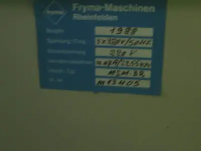 1988 FRYMA MSM-32 Młyn kuleczkowy | Perry Equipment (23)