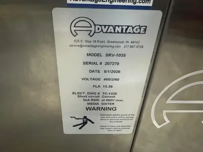 NEW 2026 ADVANTAGE SRV-1035