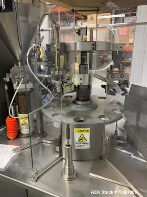Used Prodo-Pak T-60 Ultrasonic Tube Filler – 14mm to 50mm Tube Diameter – Round & Oval Tube Sealing with Elkay Chiller