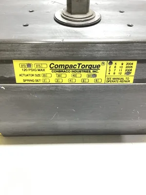 Conbraco 3TD 3TS CompacTorque Pneumatic Air Actuator