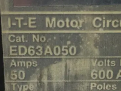 USED SIEMENS ED63A050