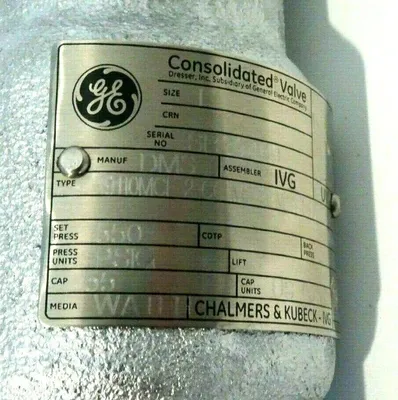 NEW GE DRESSER 19110M-2-CC-MS-31-MT-FT-GS RELIEF VALVE 3-110M-2-MS