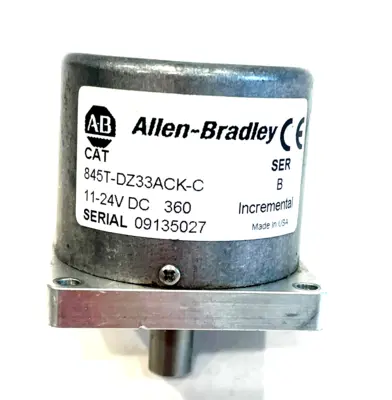 USED ALLEN BRADLEY 845T-DZ33ACK-C ENCODER SER.A 845TDZ33ACKC