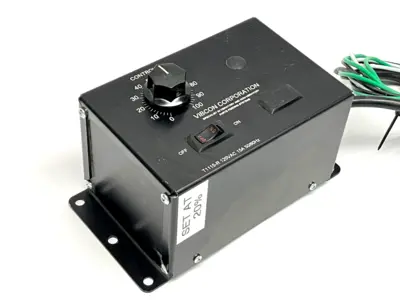 Used Vibcon Vibratory Feeder Control 120VAC 15A 50/60Hz Motor Controllers Michigan US | Maverick Industrial Sales #1400741