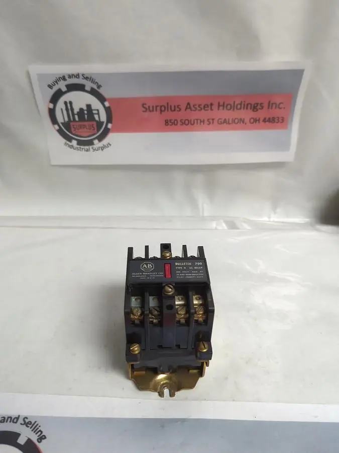 Used ALLEN-BRADLEY 700-N800A1 Miscellaneous Equipment (Electrical & Power) | Surplus Asset Holdings #1202256