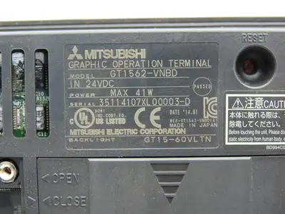 Mitsubishi GT1562-VNBD 8.4" Color Touch Panel VGA 640x480p 24VdC Color LCD HMI
