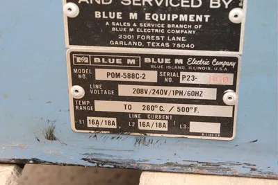 USED BLUE POM-588C-2