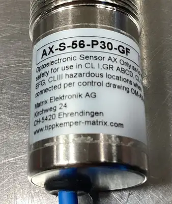 Matrix AX-S-56-P30-GF Optoelectronic Sensor 5B-17