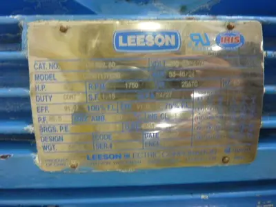 USED LEESON ELECTRIC CO C256T17FC3B