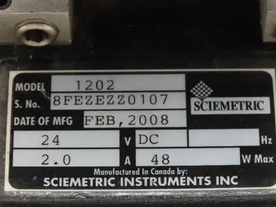 Sciemetric Instruments 1202 SigPOD 8" PLC Process Signature Verification Unit
