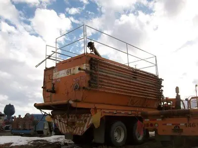 USED 20 M3 (120 BBL) SKID MOUNTED 2 COMPARTMENT MUD TANK