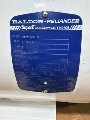 NEW Baldor JMEWDM3711T