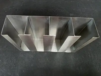 Used Falcon Restaurant Supply, Inc. Used Stainless Steel 4 Compartment Drink Lid Organizer Smallwares Illinois US | Falcon Restaurant Supply #1373774