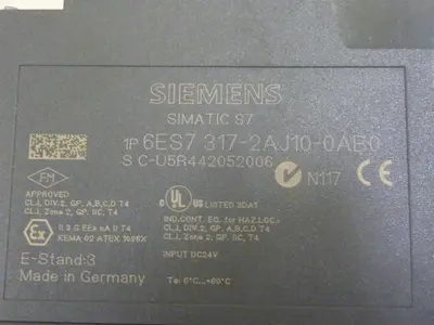USED SIEMENS 6ES7 317-2AJ10-0AB0