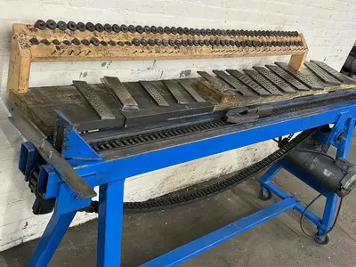 Power Motorized Draw Bench 6'5" Complete with Draw Dies / Draw Plates