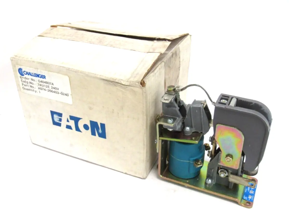 NEW EATON 74U12E CHALLENGER CONTACTOR 240V A074-266403-0240 74U-12E