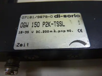 USED DI-SORIC OGW 150 P2K-TSSL