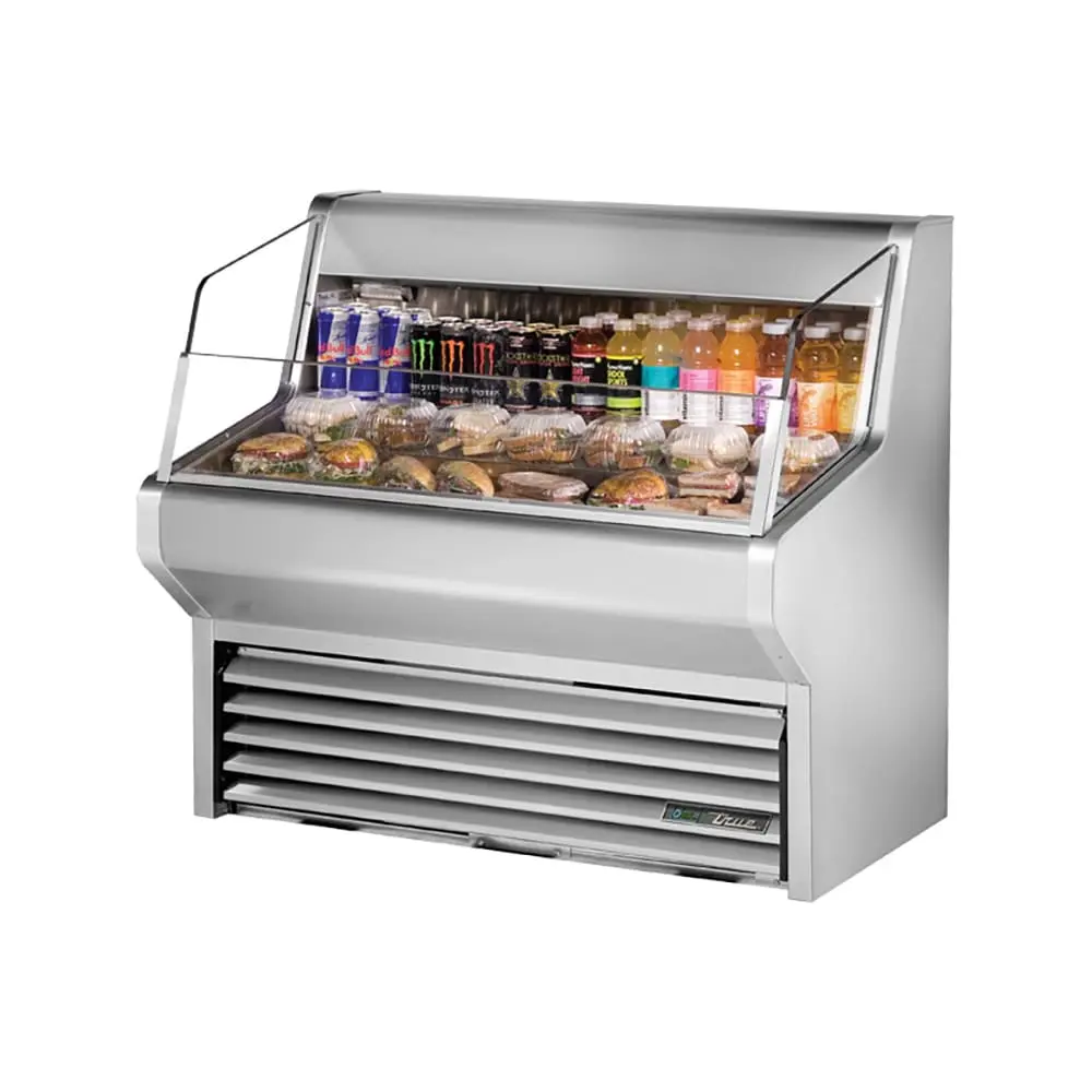 Used True THAC-48-S-HC-LD SS Open Air Merchandisers (coolers) Illinois US | Falcon Restaurant Supply #1373810