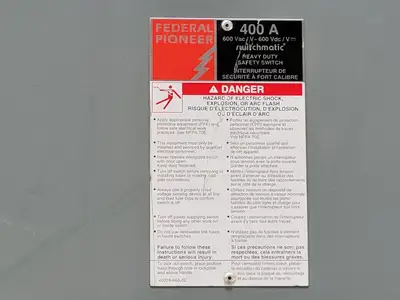 USED FEDERAL PIONEER C5436